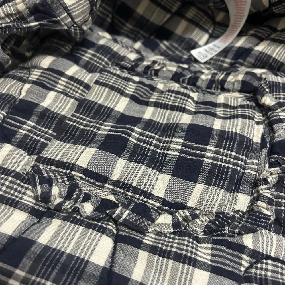 Damson Madder plaid quilted bow vest - Picture 8 of 9